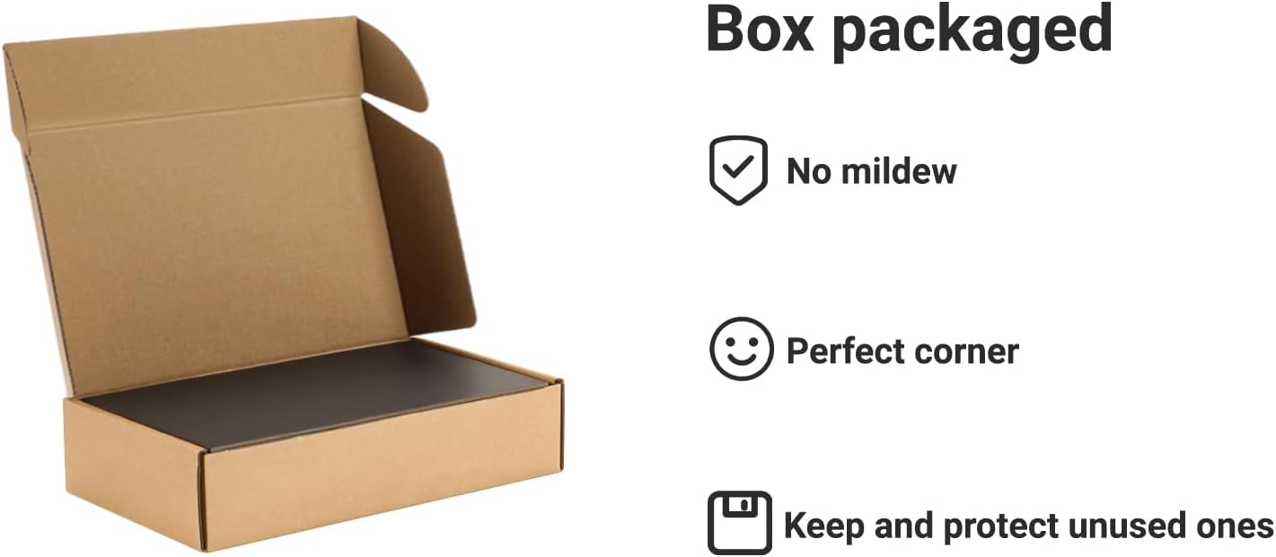 25 Pcs Book Board, Binder Board, Cover Board, Heavy Duty Chipboard for Book Binding, DIY Cardboard (Black, 8.5 x 11 Inch 80PT)