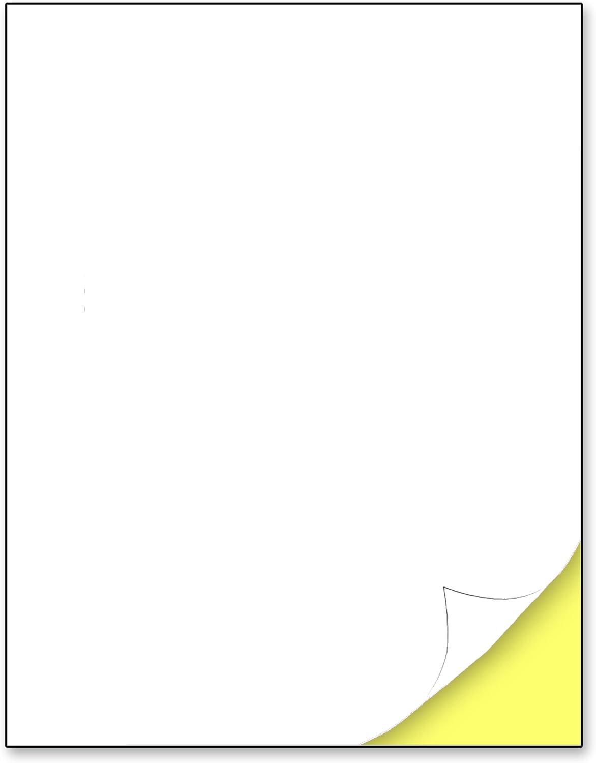 200 Sheets, Printable White Sticker Paper, Laser/Inkjet Printing - Matte, Letter Size (8.5" x 11")