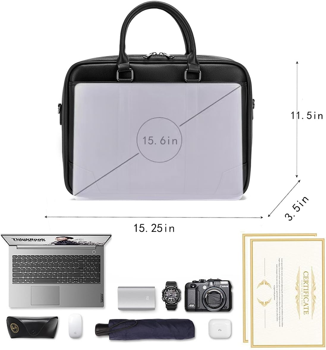 Accordian File Organizer with Handle,briefcase,15.6 in Laptop Bag Portable Document Organizer Handbags Back packs