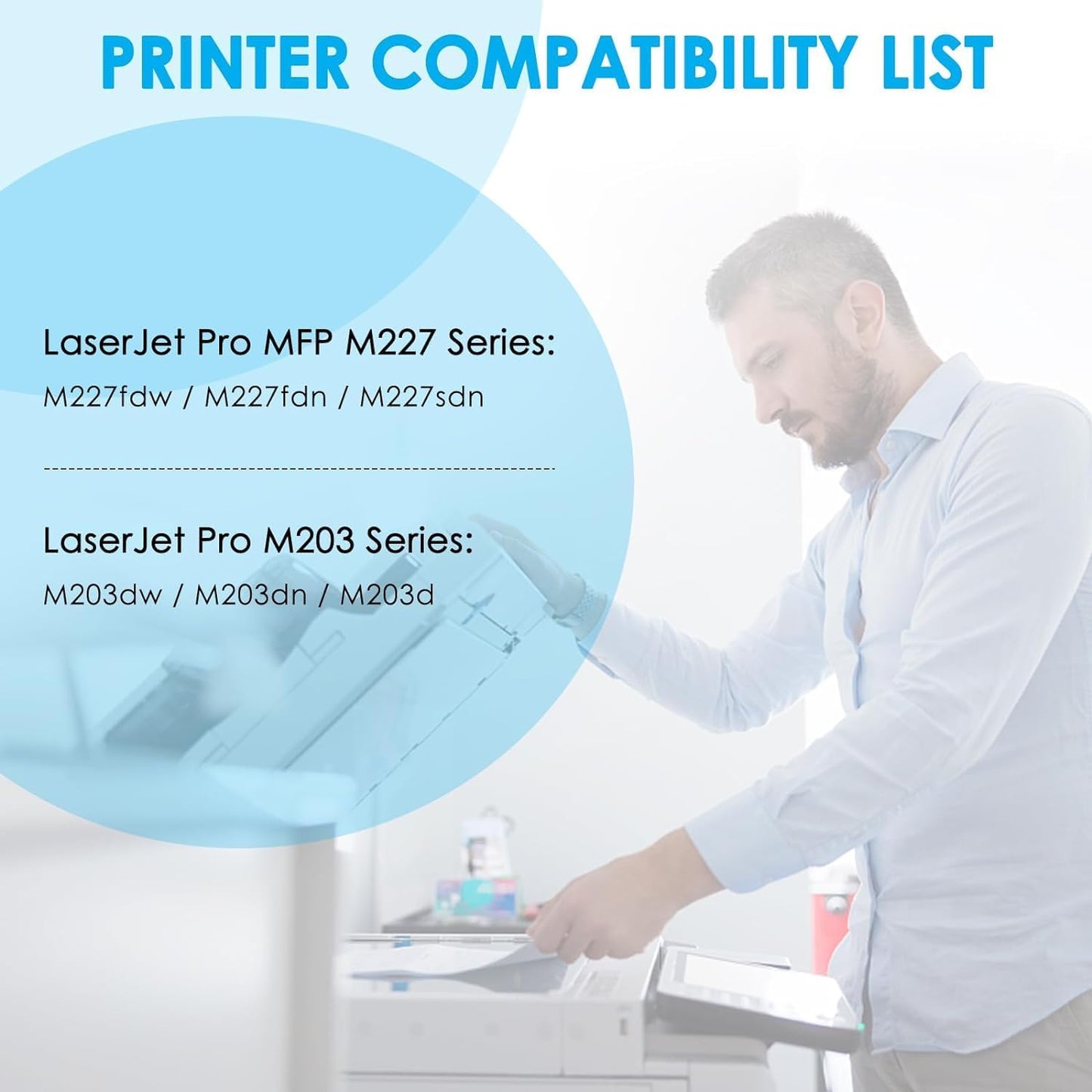 LeciRoba Compatible 30X Black High Yield Toner Cartridge Replacement for HP 30X CF230X 30A CF230A for HP Laserjet Pro M203dw M203dn M203d MFP M227fdw M227fdn M227sdn Printer (High Yield, 1-Pack)