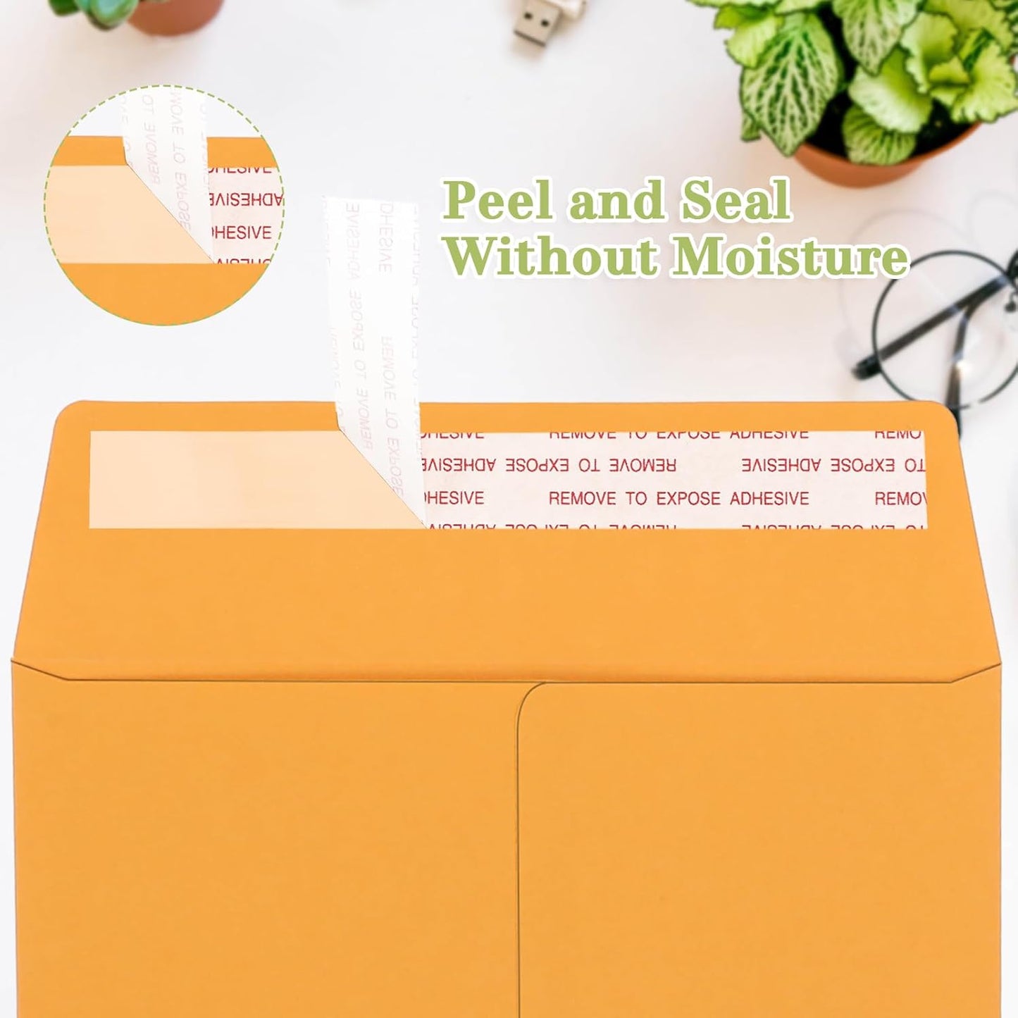 100 Pcs 3 Sizes Catalog Mailing Envelopes, Peel and Seal, Anti Tear Kraft Paper Printable Catalog Envelope for Filing, Storing or Mailing Documents, 6 x 9 In, 9 x 12 In, 10 x 13 In (Yellow)