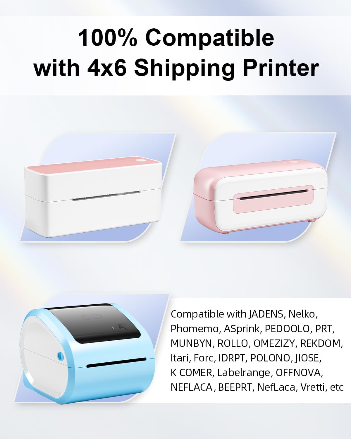 Phomemo 2" inch Round Reflective Thermal Labels, Color Self-Adhesive Stickers Label, Relly Cool Thermal Printer Label for Address, Logo, Shipping, Barcodes, QR Code (400 Labels/Rolls,1 Roll