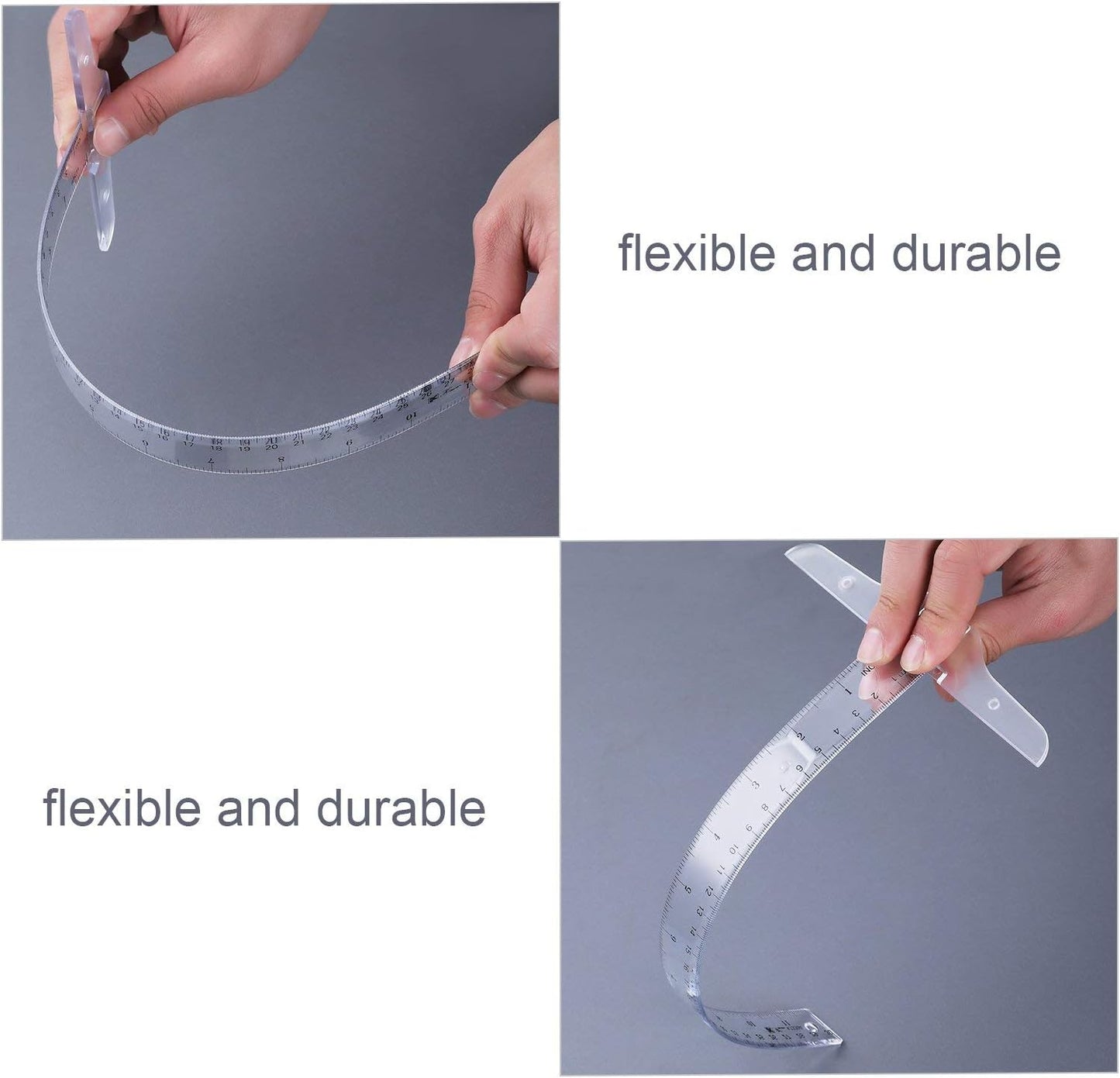 Pangda 12 Inch/ 30 cm Junior T-Square Plastic Transparent T-Ruler for Drafting and General Layout Work (1)