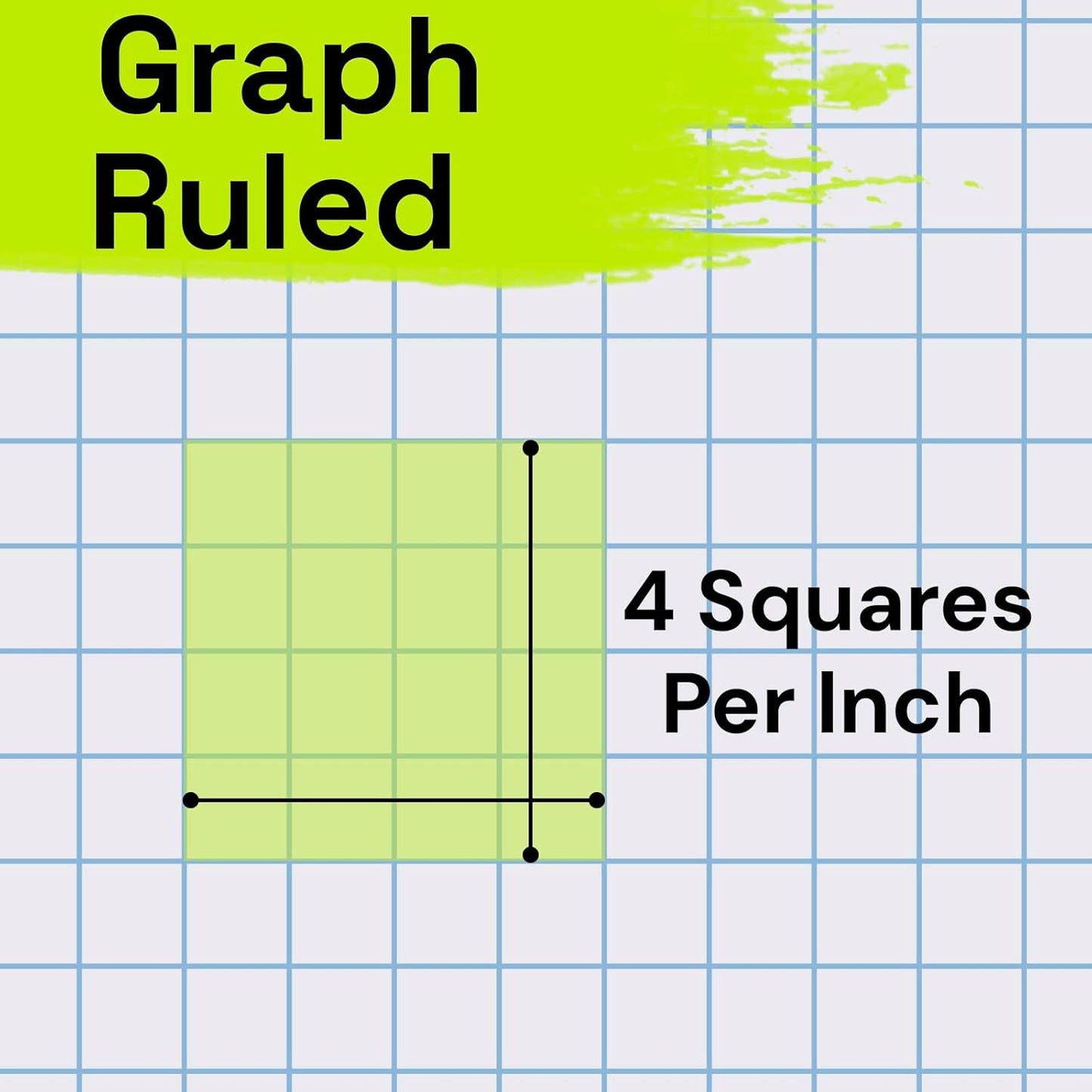 Spiral Notebook for School 3 Pack, 1 Subject, 4x4 Graph Ruled Paper, 100 Sheets, 9" x 11", 1 Divider with Pocket, 3 Hole Punched, Plastic Cover, 1/4" Grid Graphing Note Book Bulk, Prussian Blue