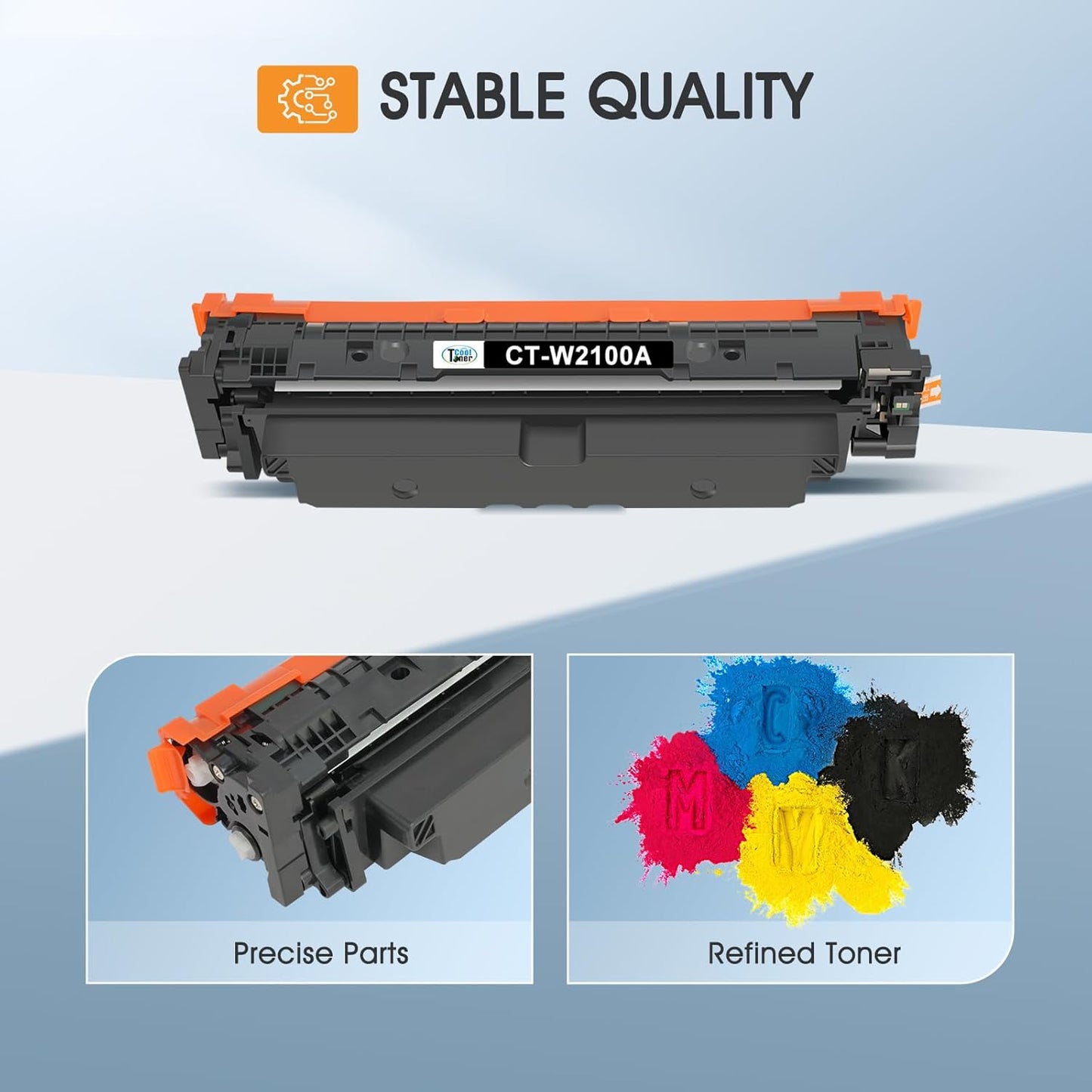 210A Toner Cartridges 4 Pack 210X 4301fdw Compatible for HP 210A 210 Toner Cartridges Replacement for HP Color Laserjet Pro MFP 4301fdn Pro 4201dw 4201dn W2100X W2100A Series Printer Ink (with Chip)