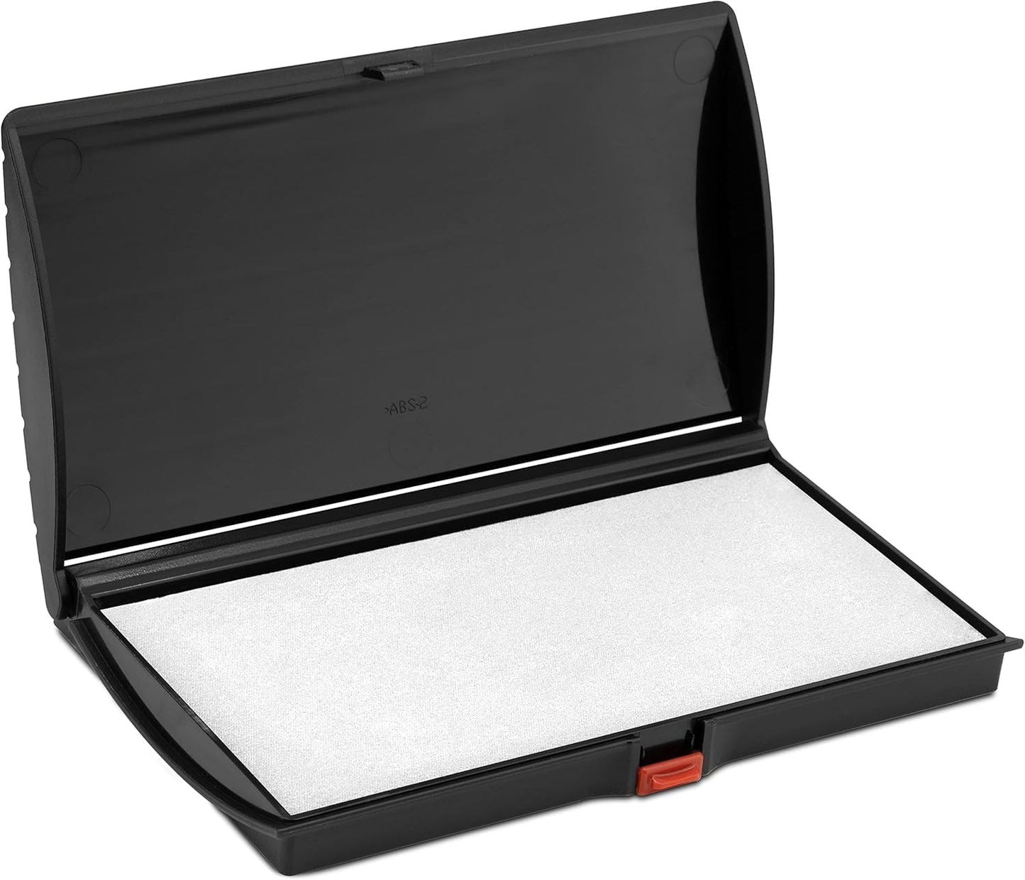 Large Premium Dry (No Ink) Stamp Pad - 3" by 6" - Quality Felt Pad - Case with Closing snap