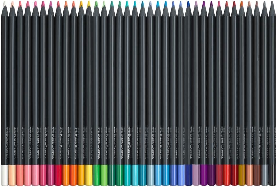 Faber-Castell Black Edition Colored Pencils: 36 Classic