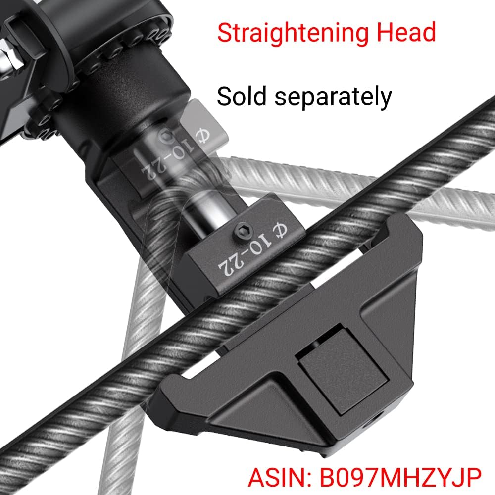 Anbull 1200W Electric Rebar Bender,Hydraulic Rebar Bending Machine Bending up to 7/8 Inch #7 22mm Rebar, Rebar Bending Angle 90 Degrees or Greater