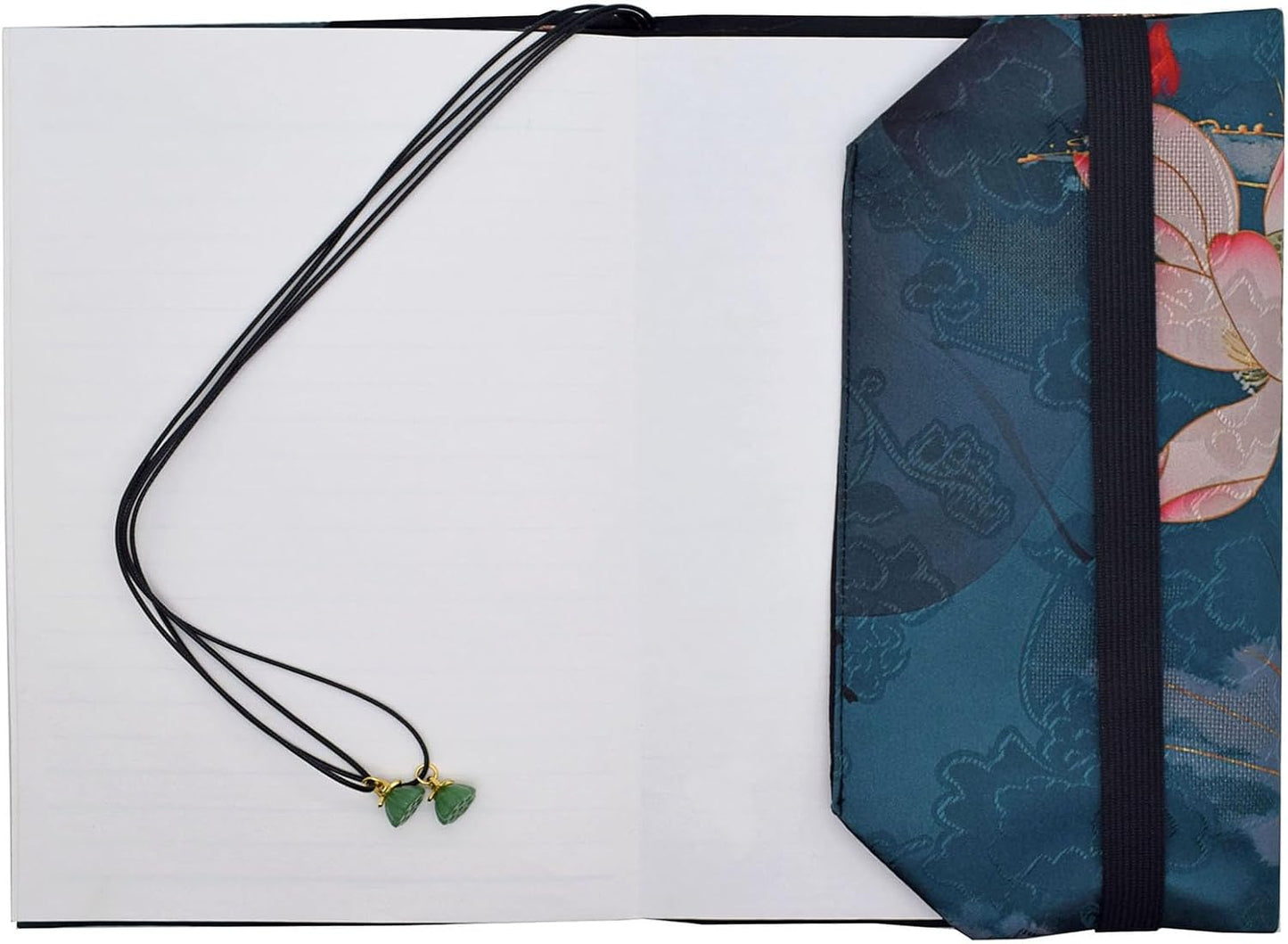 BLBMH A5 Book Covers for Paperbacks Book Cover Fit for 5.5x8.3 inch Adjustable Book Sleeve Cover for A5 Diary Books Fabric Softcover Protector for Notebook - Lotus A