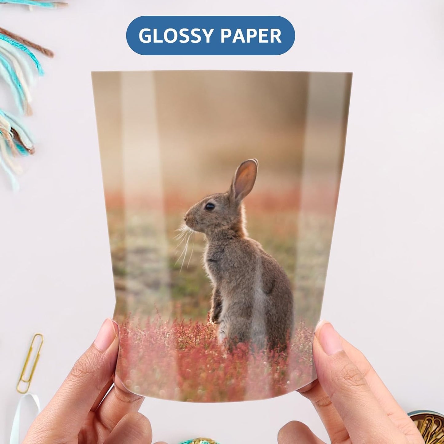 ZBEIVAN 4x6 Photo Paper, Glossy Photo Papers 200 Sheets, 4 x 6 Inkjet Printer Photo Paper for Dye Ink, 200 GSM