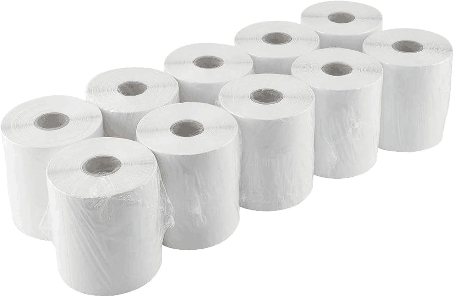 L LIKED 2500 PCS 4"x 6" Direct Thermal Labels White Perforated Shipping Label, Compatible with Zebra, Rollo, Jadens, Nelko, 250 Labels per Roll, 10 Rolls