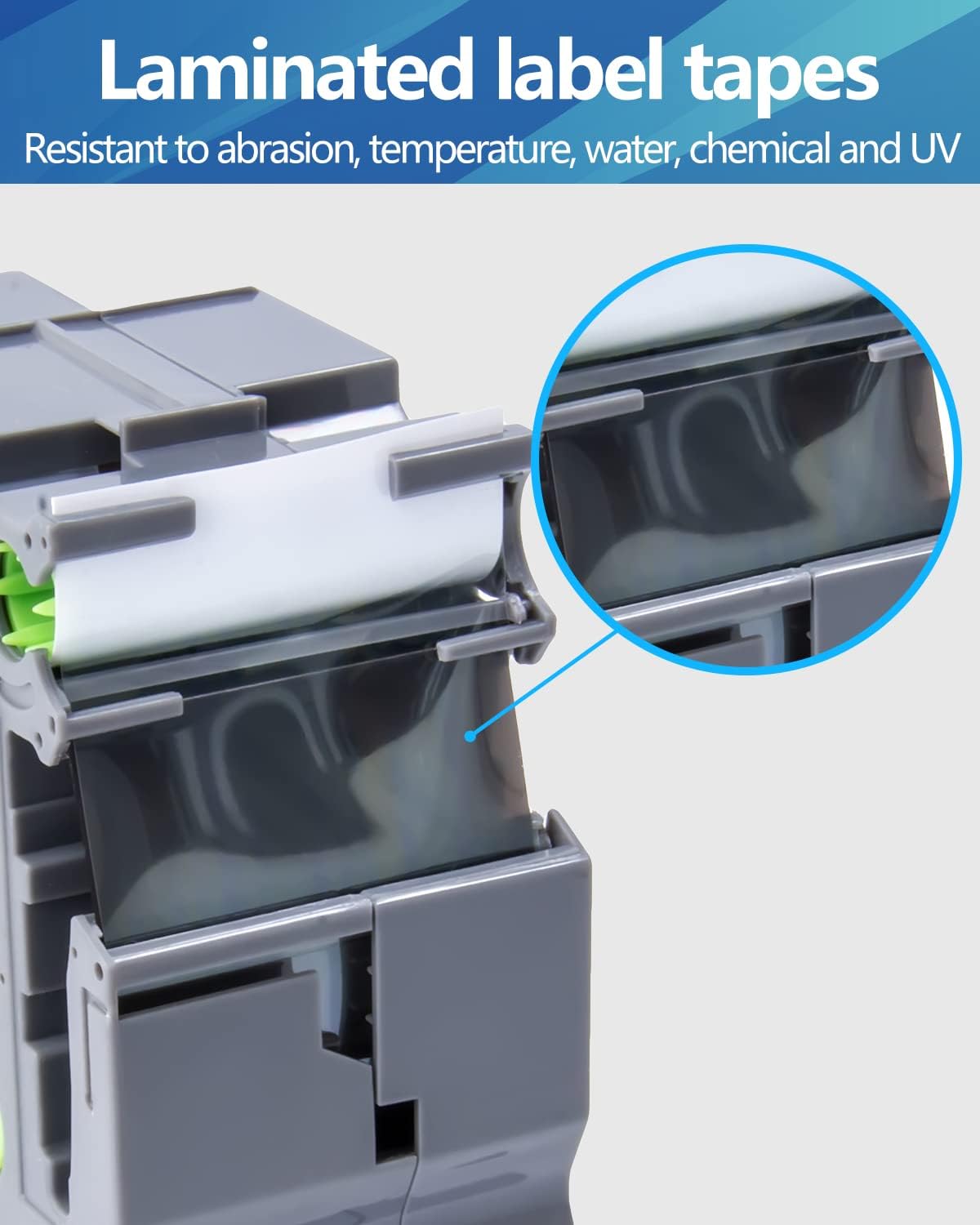 Weemay Compatible 3 Pack TZe-261 Replacement for Brother P-Touch Label Tape 36mm 1.4 Inch Laminated White TZe TZ Tape TZ-261 TZ261 TZe261 for Ptouch PT 3600 530 Printer, 1.4" x 26.2'