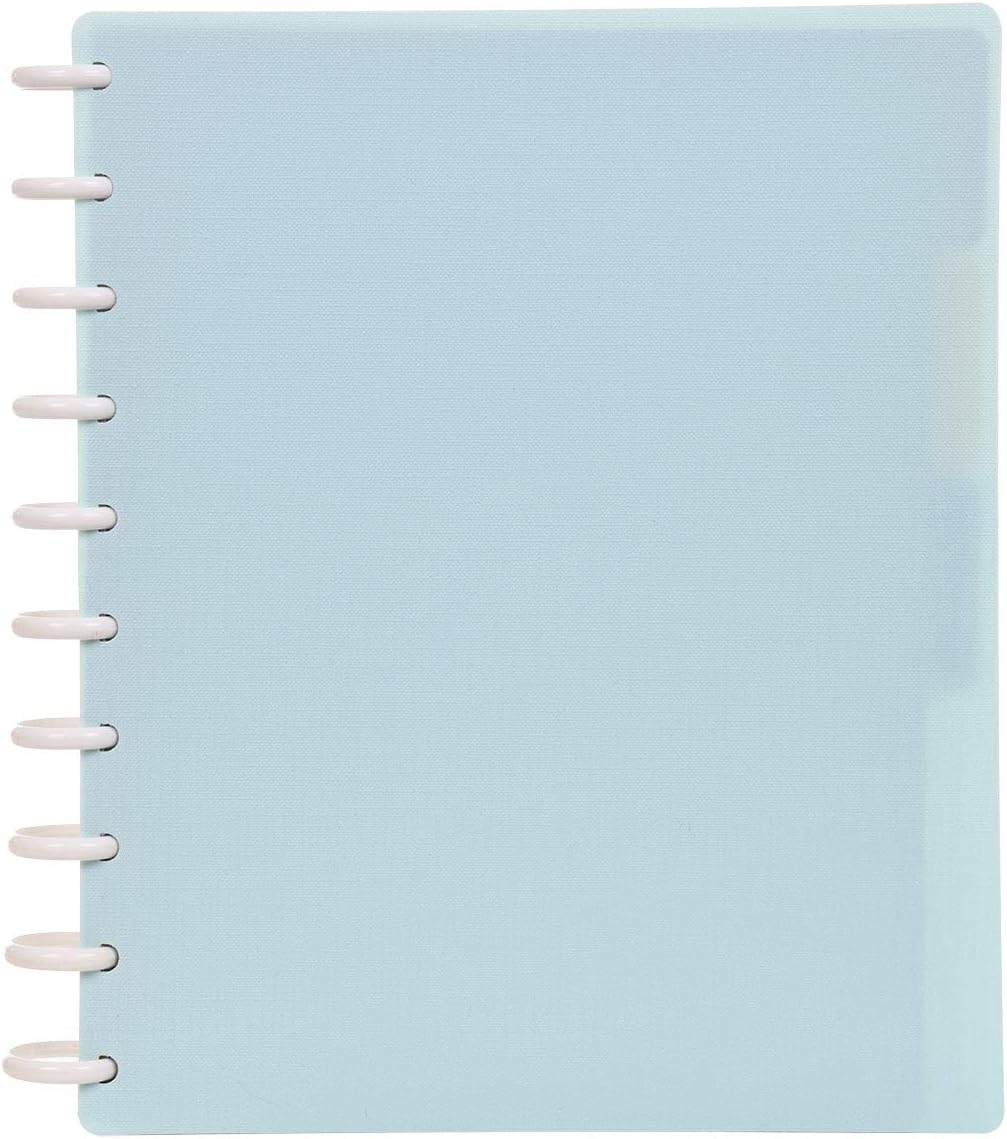 Talia Discbound Notebooks, Planner, Customizable, (Summer Blue, Midsize (7.5in x 9.75in))