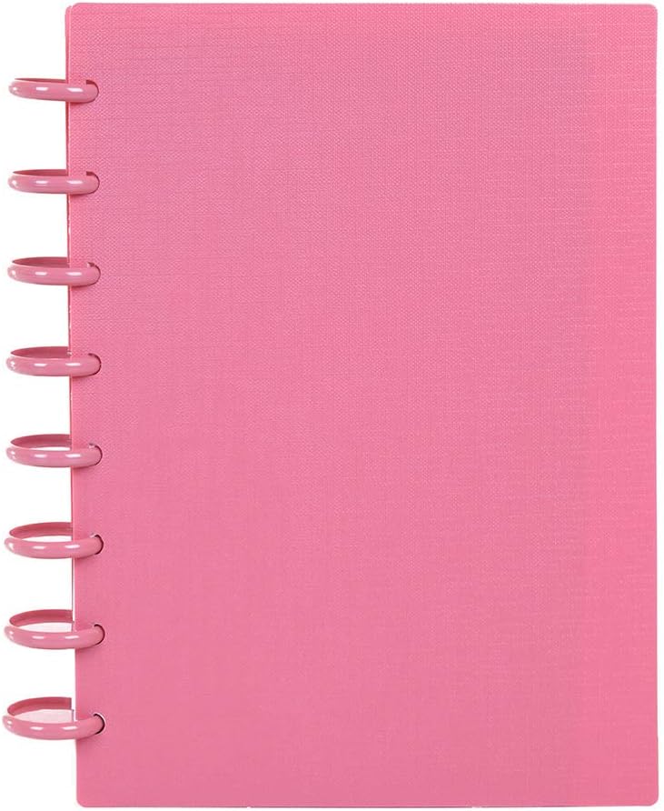 Talia Discbound Notebooks, Planner, Customizable, (Canyon Clay w/Canyon Clay Discs, Junior (5.5in x 8.5in))