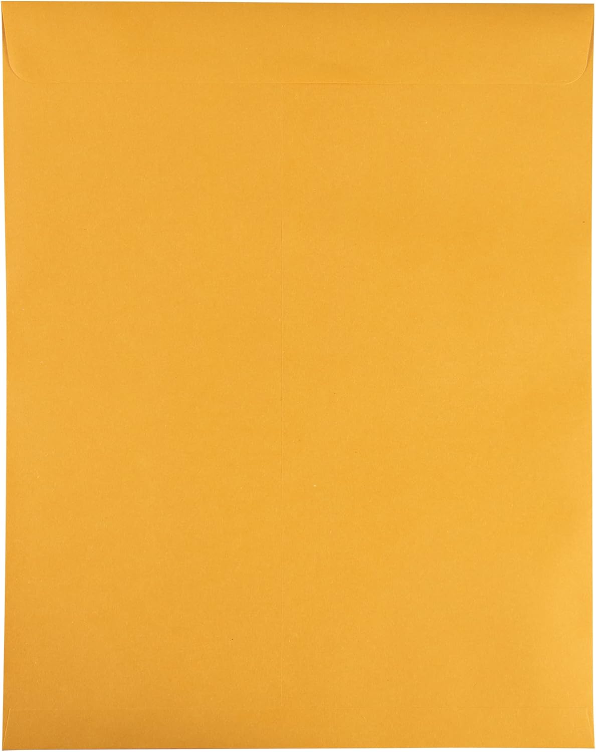 JAM PAPER 11 1/2 x 14 1/2 Open End Catalog Commercial Envelopes with Peel and Seal Closure - Brown Kraft Manila - 50/Pack