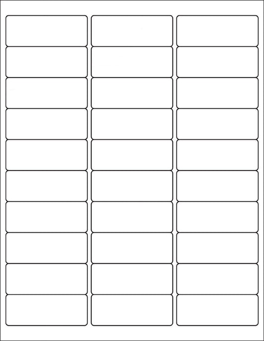 BESTEASY 30-up 500 Sheets 1" X 2-5/8" Address Shipping Labels for Laser and Inkjet Printers, FBA Product Labels (15000 Labels)