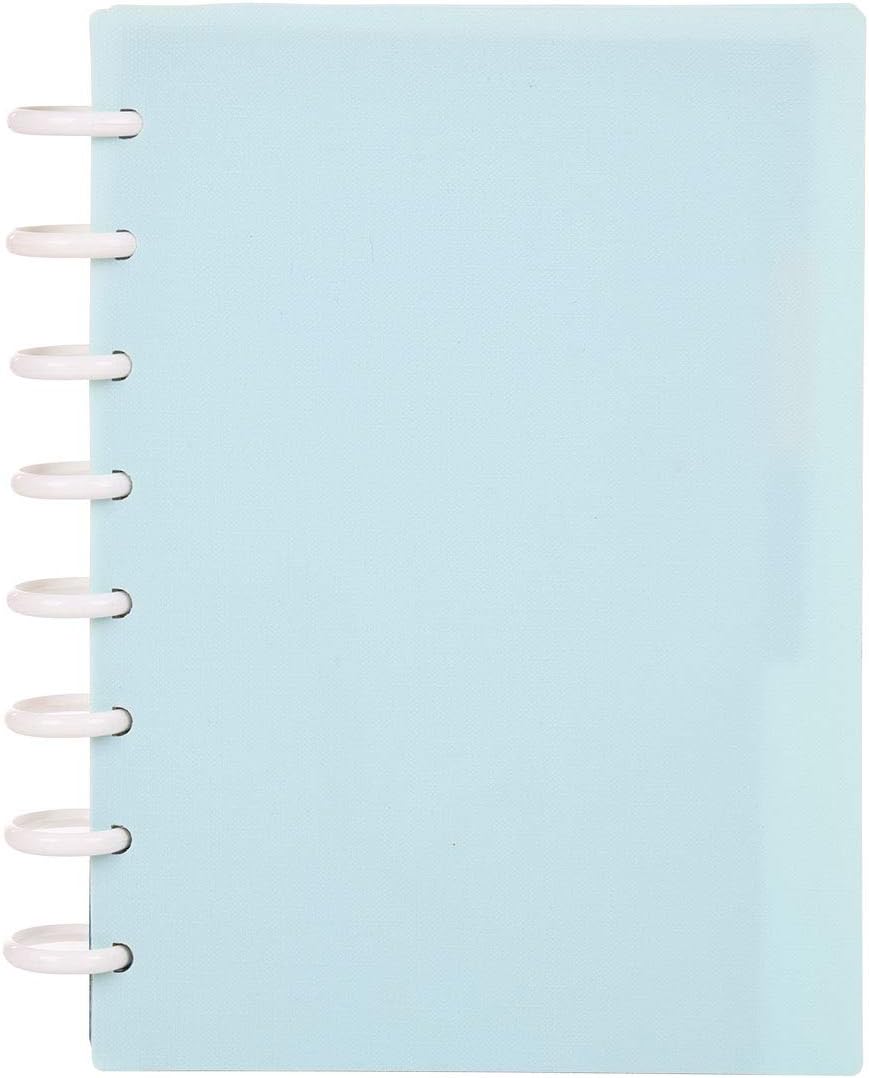 Talia Discbound Notebooks, Planner, Customizable, (Summer Blue, Junior (5.5in x 8.5in))
