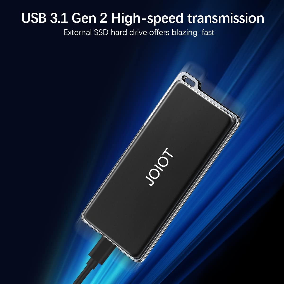 500G Portable External SSD USB 3.1 Type C Flash Drive External Solid State Drive Portable SSD Type A to C Cable for PC/Laptop/Mac/Android/Linux