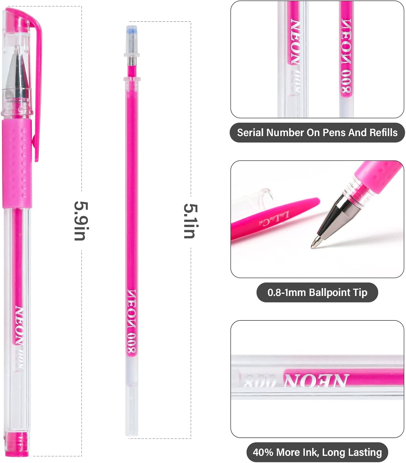 Gel Pens for Adult Coloring Book, 312 Pack Artist Colored Pens with 40% More Ink, Glitter Gel Pens with Case and Coloring Book, Perfect Art Supplies for Adults Kids for Coloring