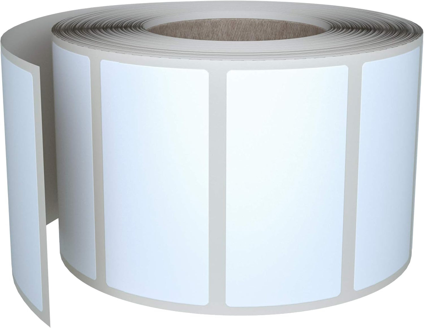 Royal Green Rectangular Color Coding Sticker Roll - Write On Labels for Folders & Organizing, 1.57" x 0.75" Stickers to Write On Name Tags for Office Supplies 5000 Labels - 10 Rolls (White).