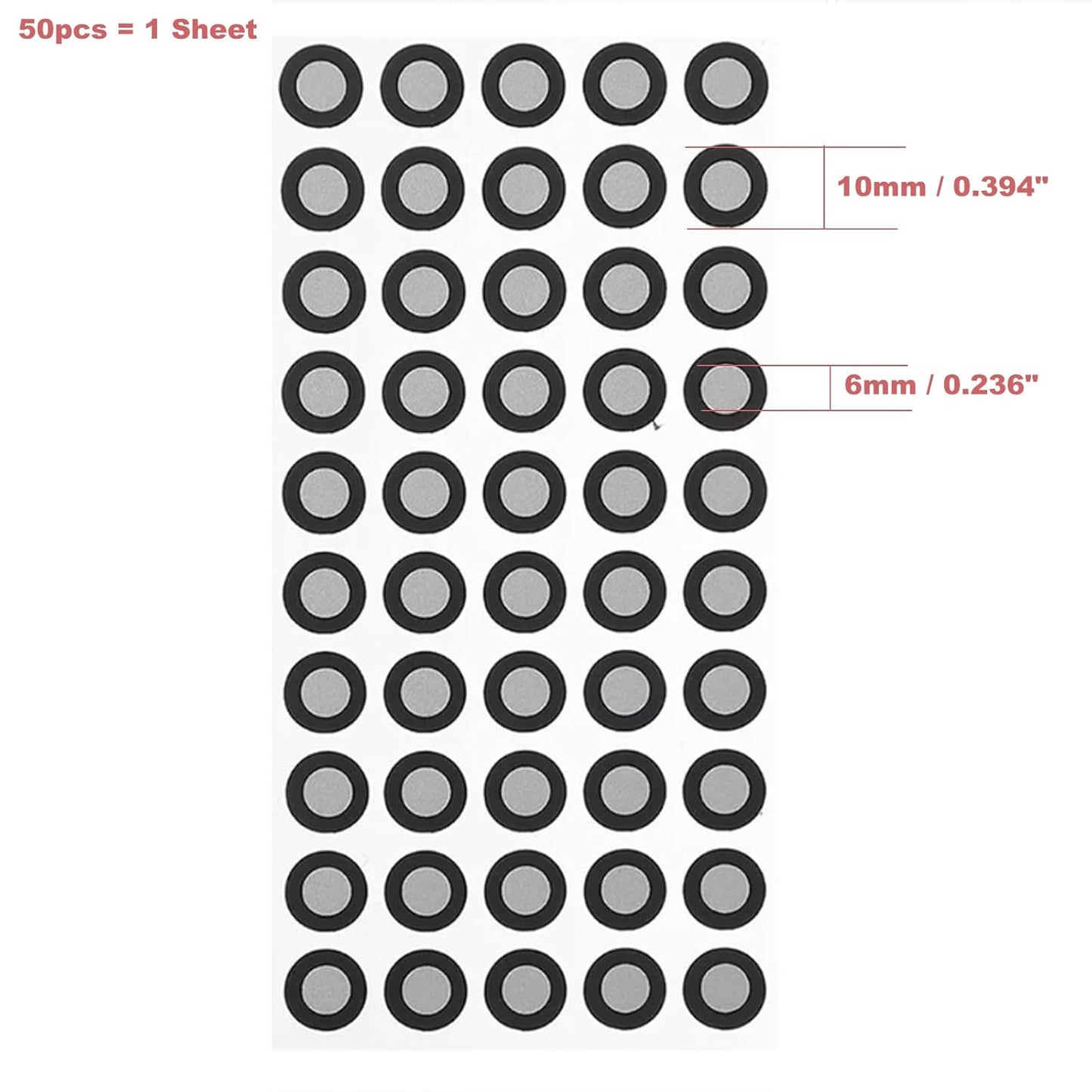 700 pcs 6mm Positioning Targets for 3D Scanning,Difffuse Reflection 3D Markers for Industrial and Consumer 3D Scanner