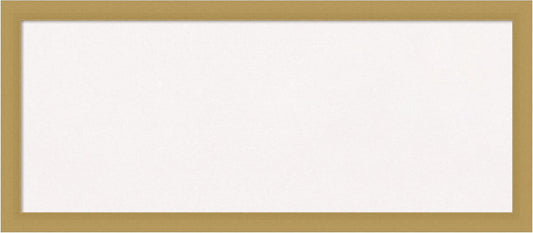 Amanti Art White Cork Board for Wall, 14x32 Vision Board with Gold Frame, Medium Corkboard Office Decor for Home Organization, Casual Corkboard Pinboard to display items for home organization