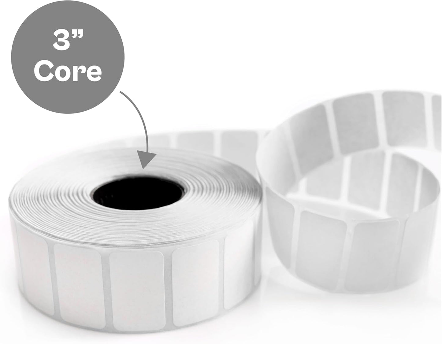 PSBM Thermal Transfer Labels, 4x6.5 Inch, 4 Rolls, 925 Labels/Roll, 3 Inch Core, Perforated, Must Have Thermal Ribbon (Not Included)