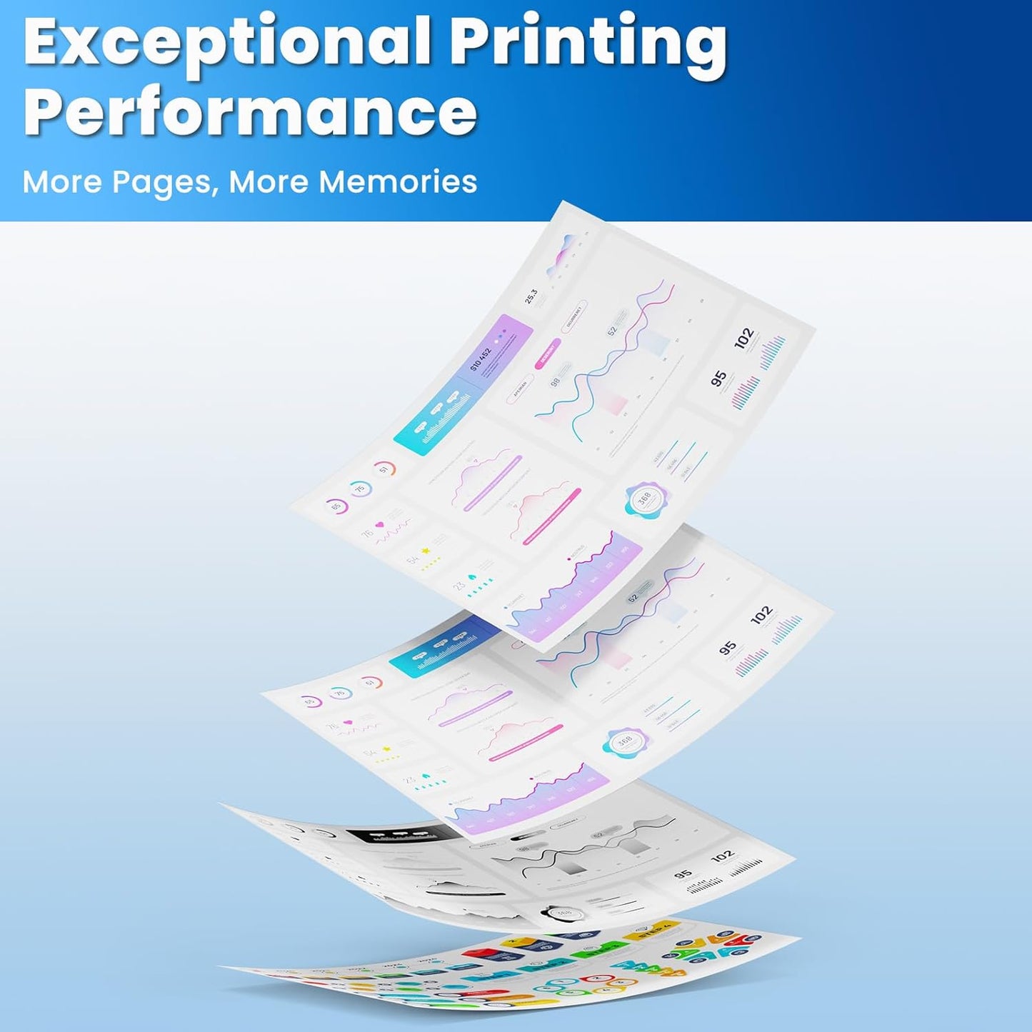 210A Black Toner Cartridge Color Laser jet Pro MFP 4301fdw Compatible for HP 210A 210X Toner Cartridges Replacement HP210A HP210X for Color Pro 4201dw 4201dn MFP 4301fdn 4301fdw 4301dw Printer, 2 Pack