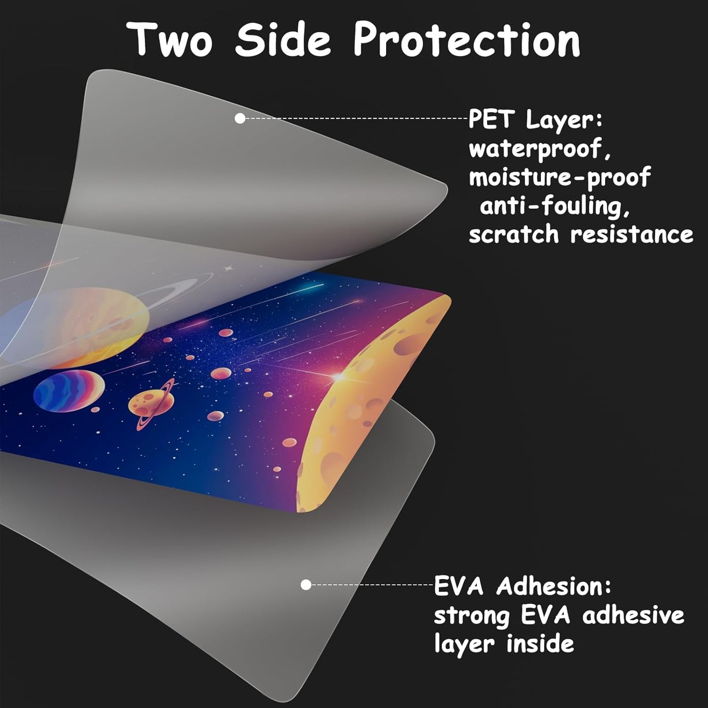 [5mil 100 Pack] InpourPack Laminating Pouches, 5 Mil Clear Thermal Laminating Pouches 9 x 11.5 Inch Laminating Sheets for Laminator, Holds 8.5 x 11 Inch Sheets