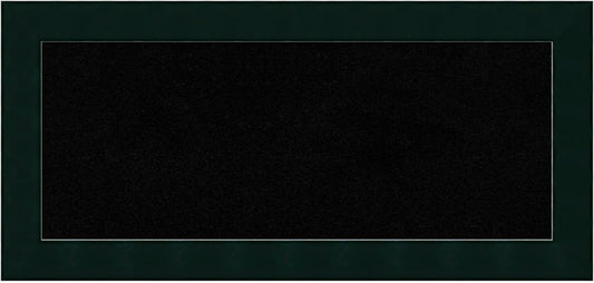 Amanti Art Black Cork Board for Wall, 16x34 Vision Board with Black Wood Frame, Medium Corkboard Office Decor for Home Organization, Modern Corkboard Pinboard to Display Items for Home Organization