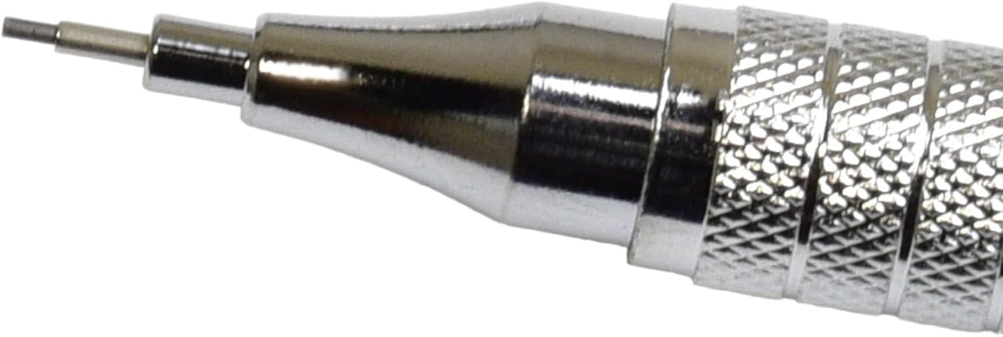 PIPER Quadrata Metal Mechanical Pencil 0.7mm with Erasers and HB #2 Lead Refills for Art, Sketching, Writing, Drafting (Dusty Dark Purple)