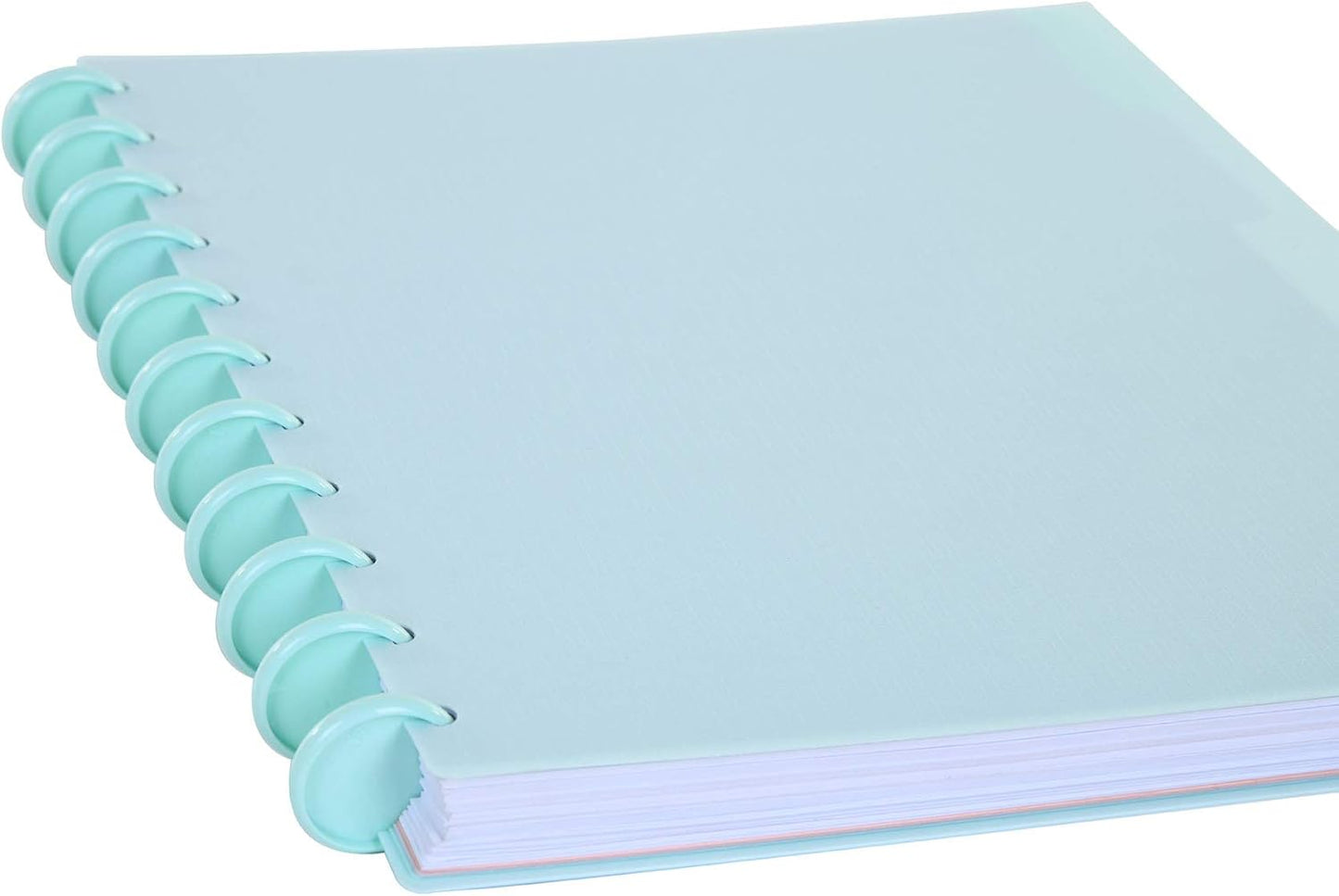 Talia Discbound Notebooks, Planner, Customizable, (Summer Blue w/Summer Blue Discs, Letter (8.5in x 11in))