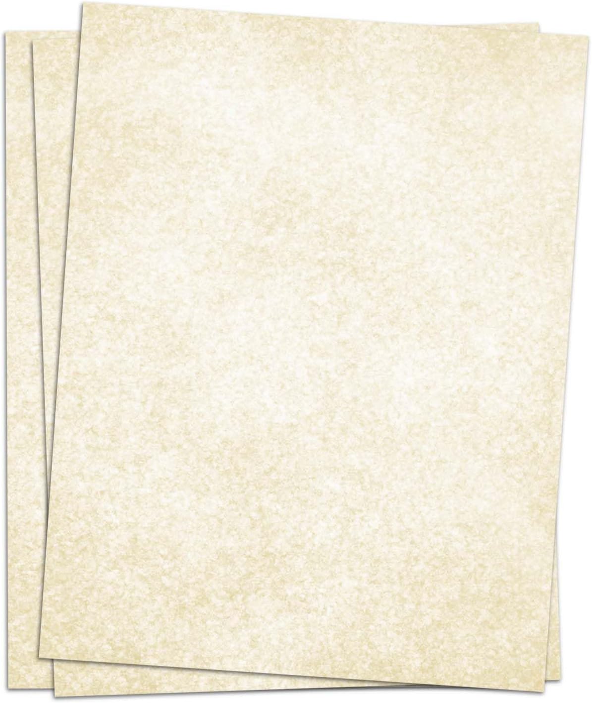 Parchment Paper for Certificates - Stationary for Resumes, Diplomas, Letter Size, 50 Double-Sided Sheets, 100gsm, 8.5" x 11" Parchment Paper