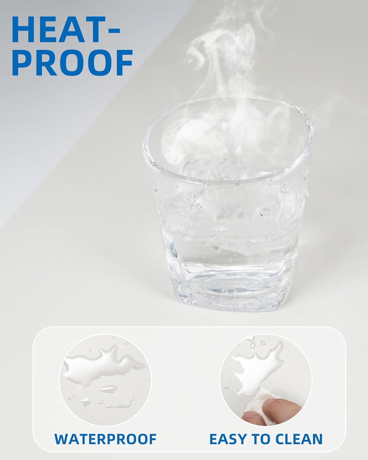 Leather Desk Pad Blotter,Mouse Pad,Office Desk Mat, Non-Slip PU Leather Desk mat,Large Desk mat,Waterproof Keyboard mat for Office/Home/Decor (Ivory White,35" x 17")