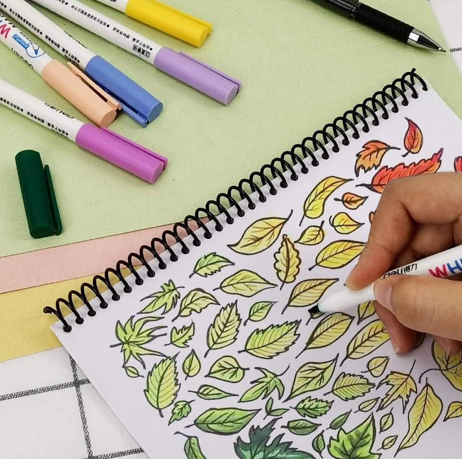 Plutreas 50 Pack Plastic Spiral Binding Coils, 4:1 Pitch, Spiral Binding Spines for Office Documents, Engineer Papers, Business Projects (20mm (170 Sheet Capacity))