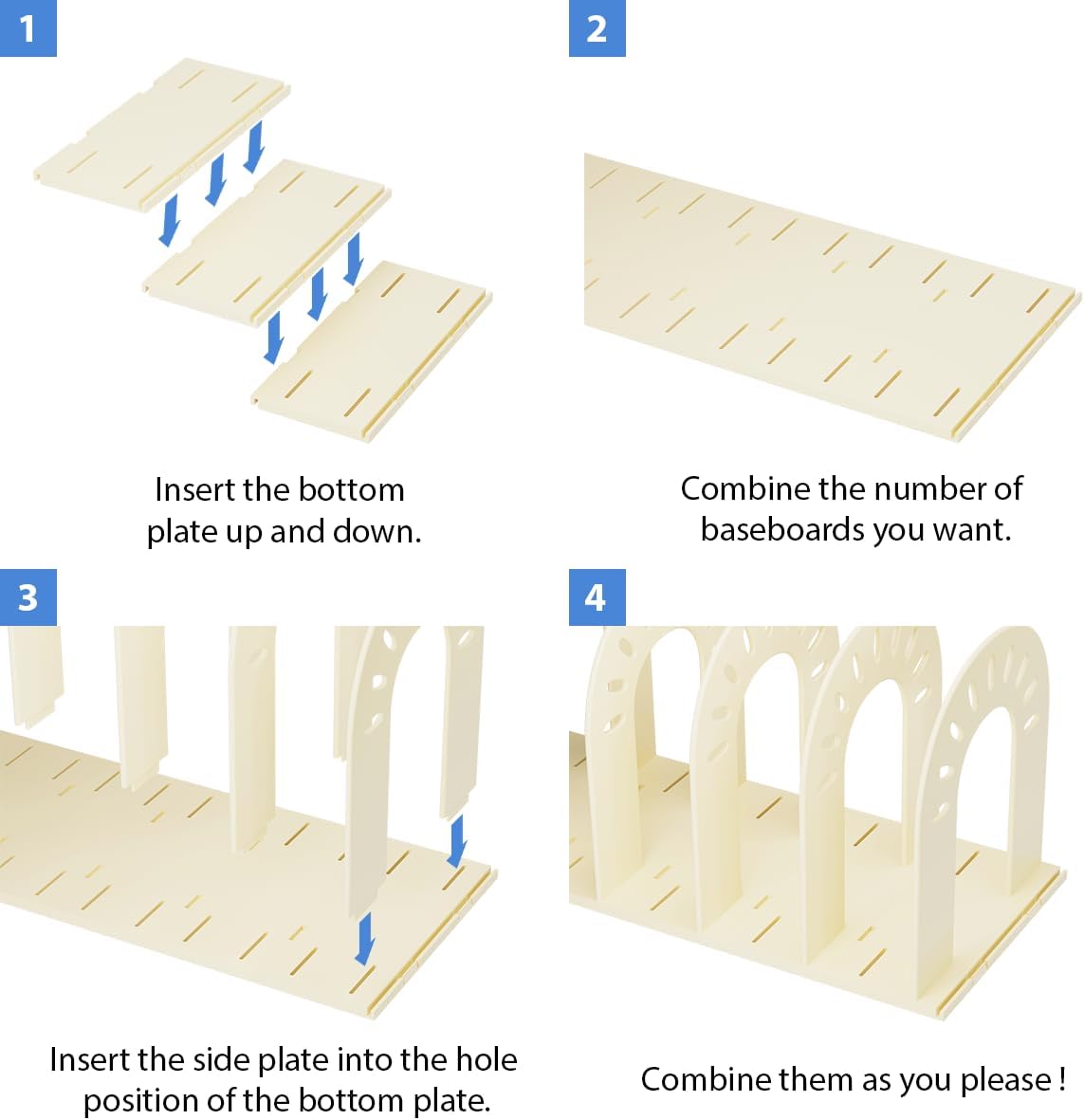 Desk Organizer,Magazine Holder,Desktop File Organizer,Magazine File Holder,Adjustable Vertical File Sorter for Office School and Classroom (white)