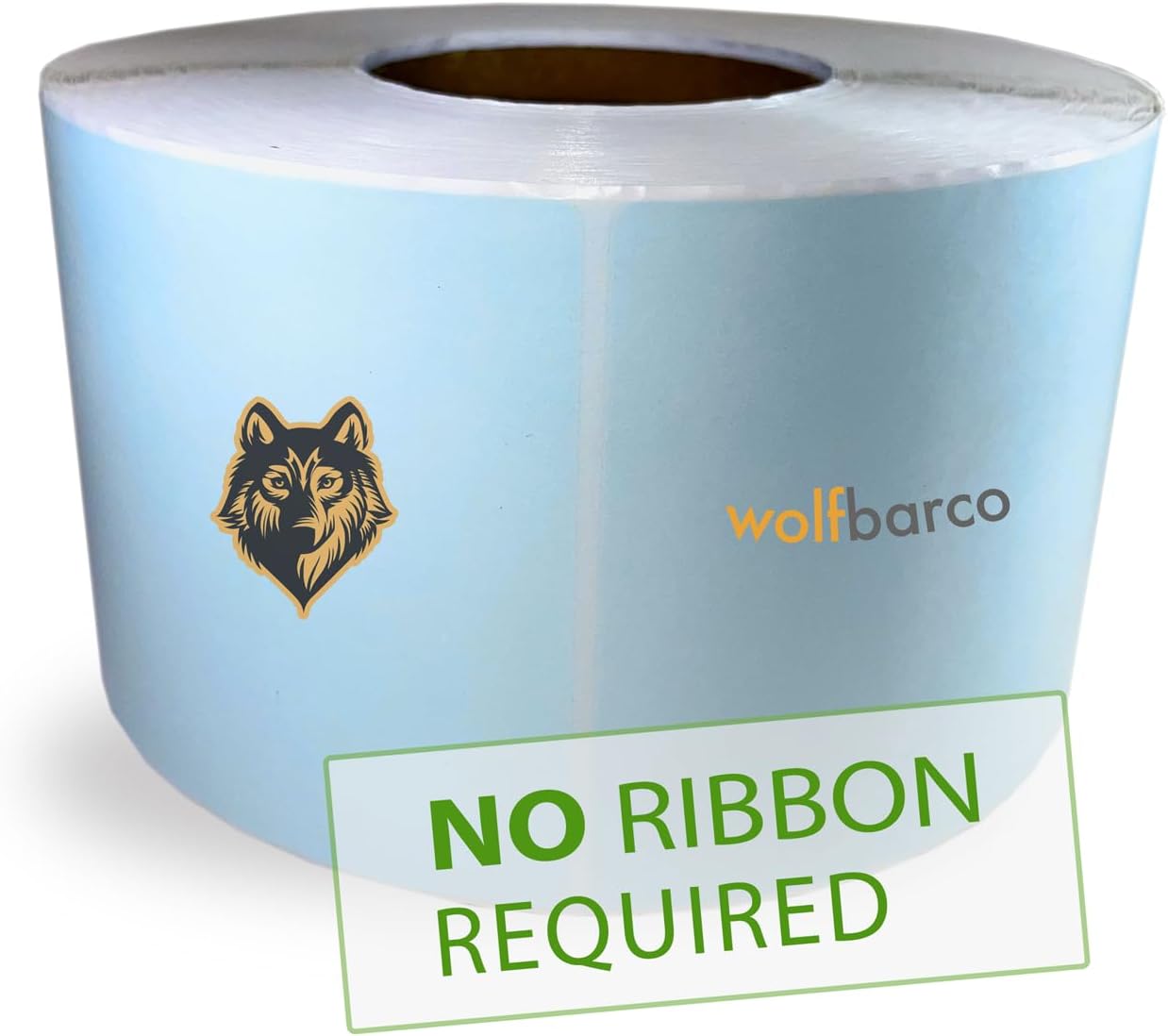 Direct Thermal (Heat Transfer) Paper Label/Industrial Grade 4"X 6" Blue, with Perforation, 3" Core, 8" OD,1000 Pcs/Roll (4 Rolls per Box), Compatible with Zebra, Godex and Datamax Printers