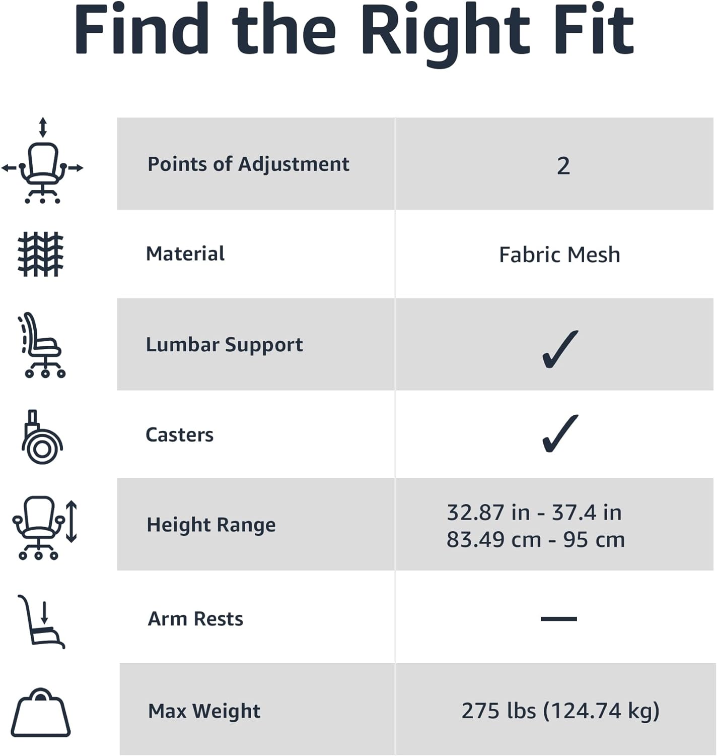 Amazon Basics Rolling Desk Chair, Adjustable, Low Back, Padded Seat, Breathable Mesh, Swivel, Blue, 21.25" D x 22.5" W x 38" H