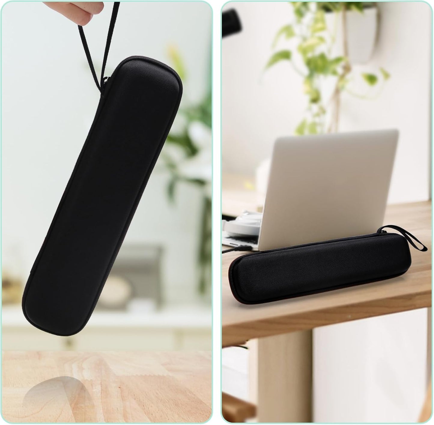 XANAD Black Case for Epson Workforce ES-50 / ES-55R / ES-60W / ES-65WR / DS-30 / DS-70 / DS-80W Document Scanner (Case Only)