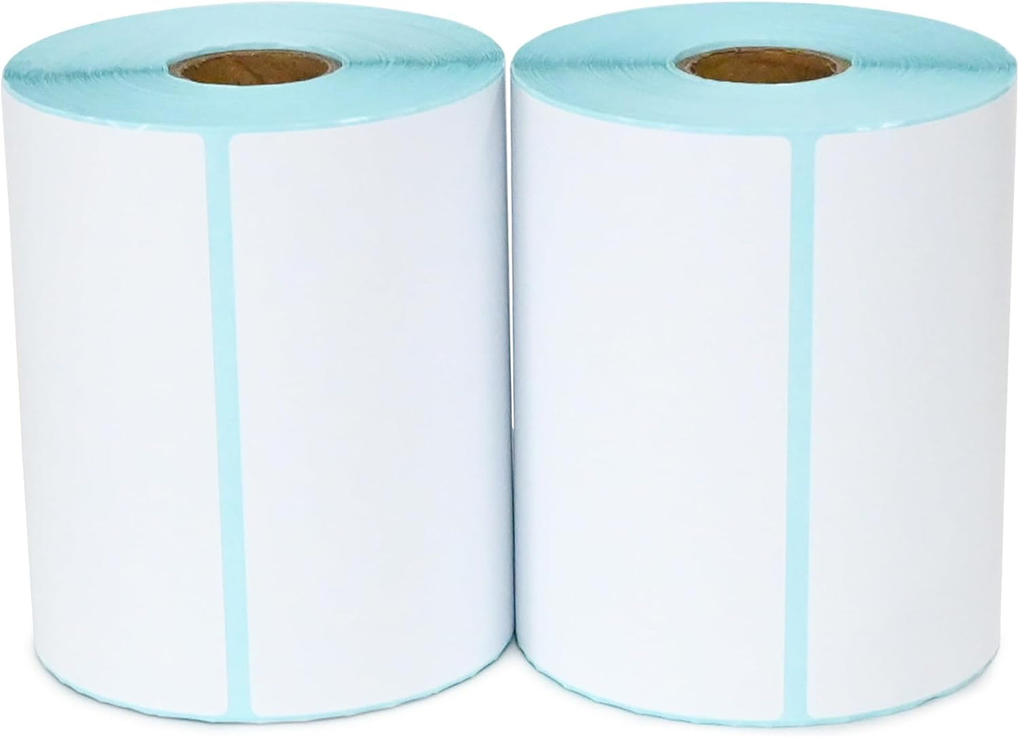 L LIKED 2 Rolls 4" x 6" Thermal Labels with 250 Labels/Roll - Compatible with Zebra & Rollo Printer Blank Direct Thermal Shipping Labels