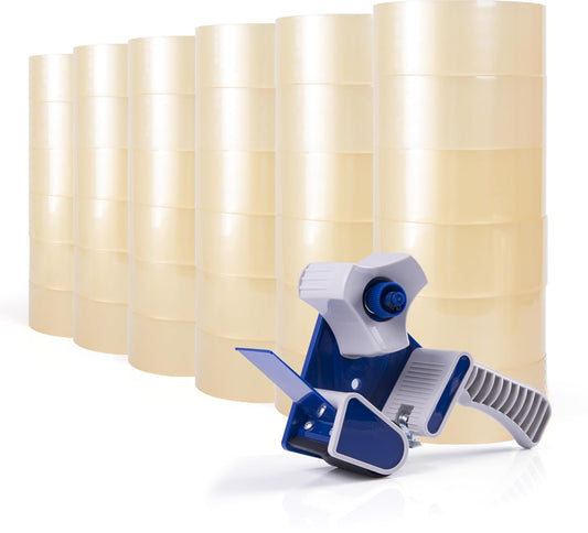 ADHES Packing Tape for Shipping Packaging Moving Boxes,1.88 in x 100 Yard x 2.6 Mil, 36 Rolls