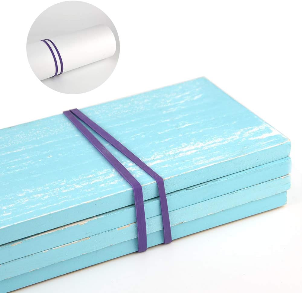 Coopay 12 Inches Extra Large Rubber Bands, 30 Pieces Heavy Duty Trash Can Band Bulk, Strong Elastic for Office Supply School Home, Garbage Cans, File Folders (Purple)