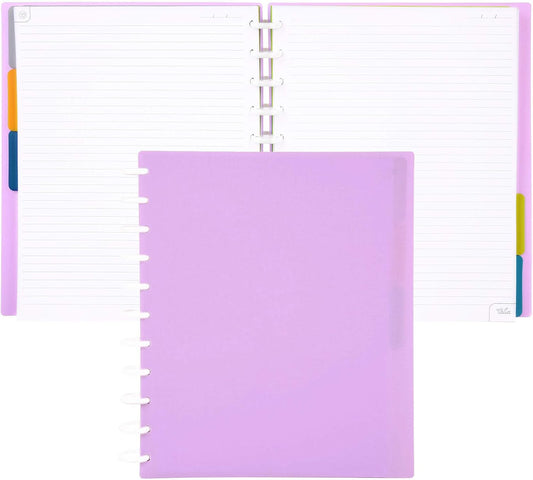 Talia Discbound Notebooks, Planner, Customizable, (Spring Pink, Letter (8.5in x 11in))