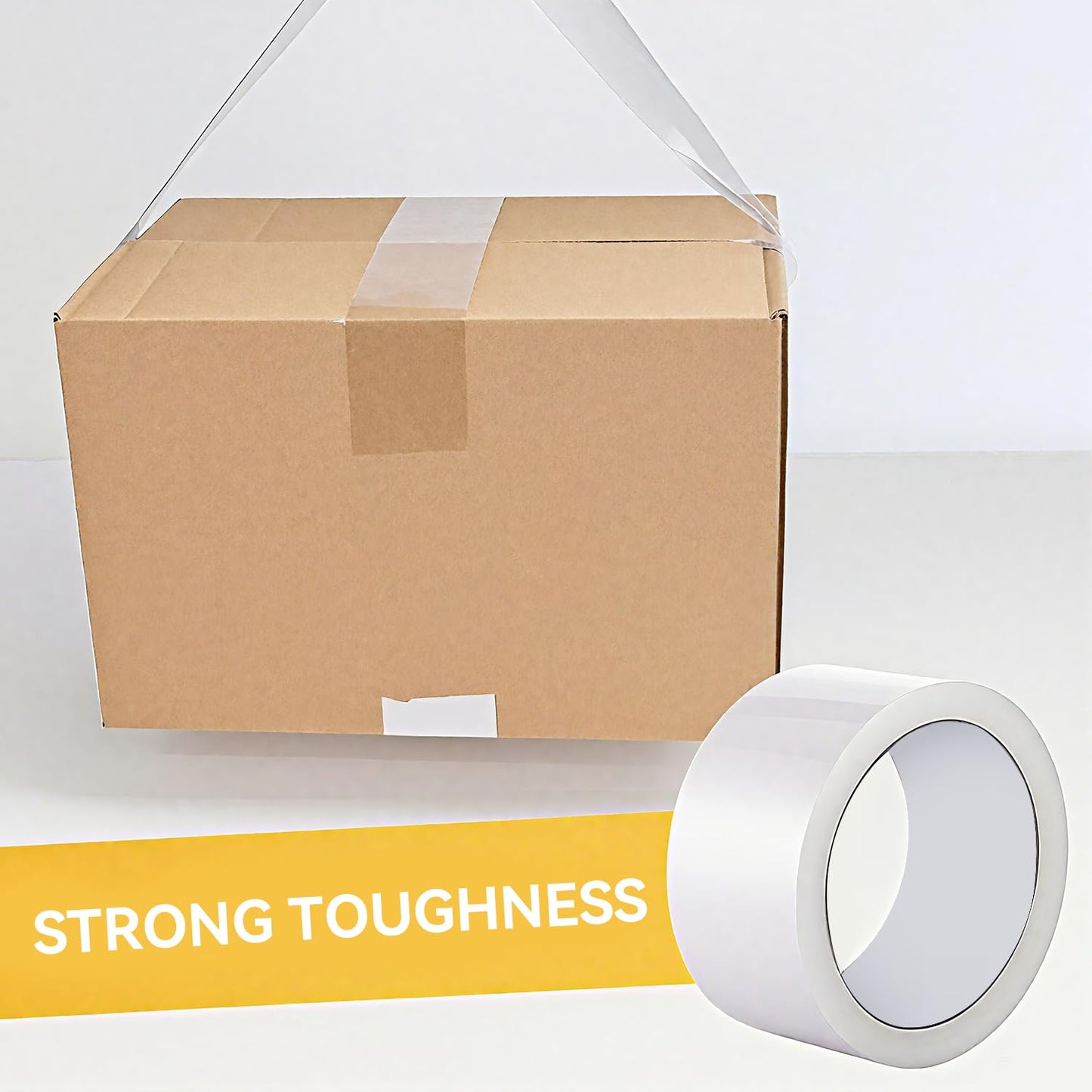 Clear Packing Tape Refills, Total 1320 yd., Heavy Duty Shipping Tape, Each 2 inch x 110 Yards x 2 mil Thick for Shipping, Packaging, Sealing and Moving 12 Rolls