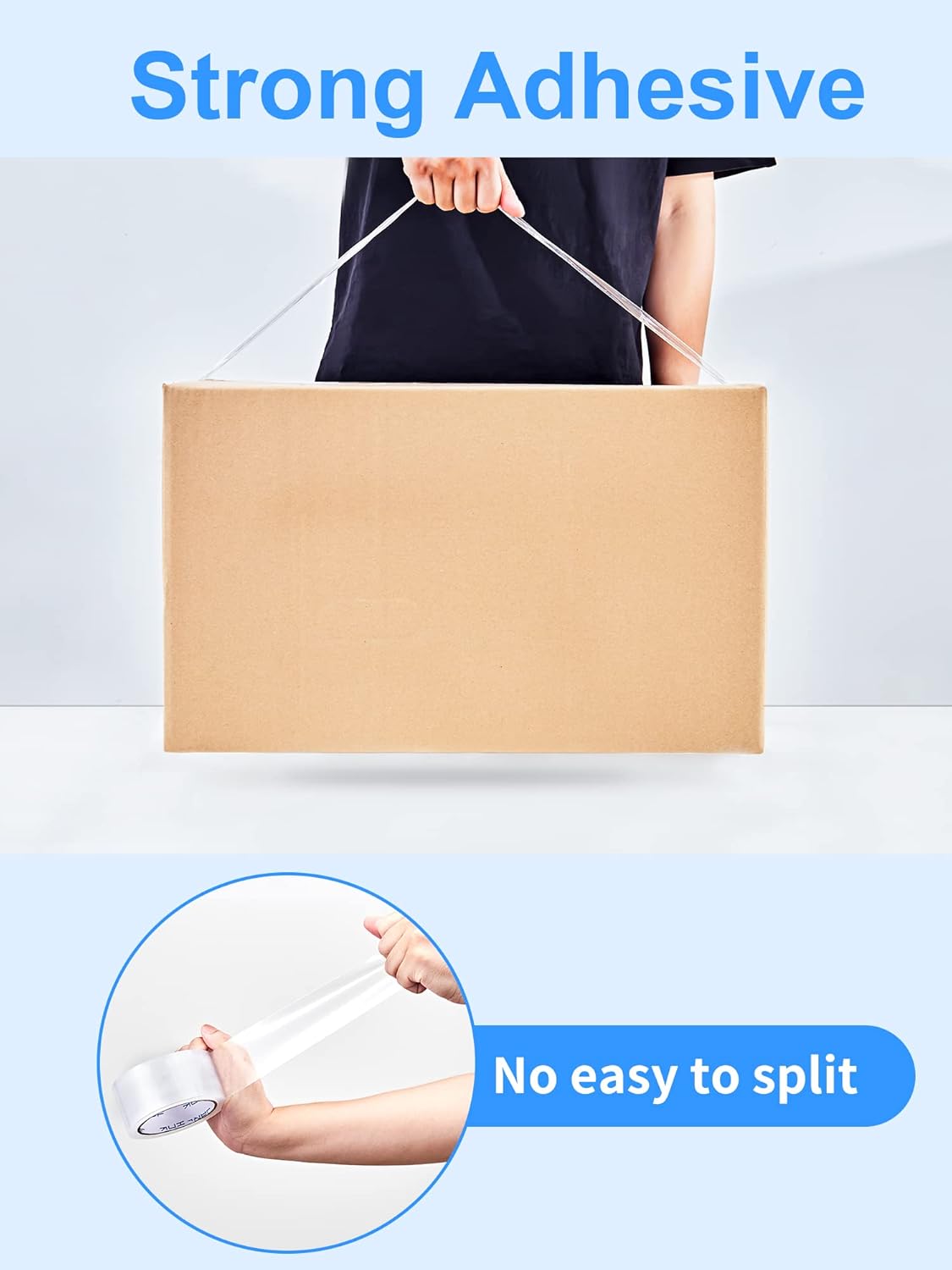 JARLINK Clear Packing Tape (36 Rolls), Heavy Duty Packaging Tape for Shipping Packaging Moving Sealing, 1.88 inches Wide, 55 Yards Per Roll, 1980 Total Yards