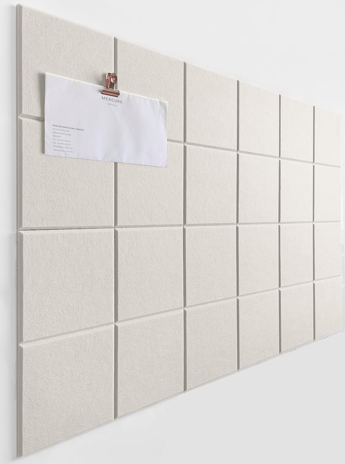 Cork Board 24 x36 Alternative - 6 Pack Felt Wall Tiles with Safe Removable Adhesive Tabs, Cork Boards for Walls Cork Board for Home Office Pin Board Tack Board - Beige