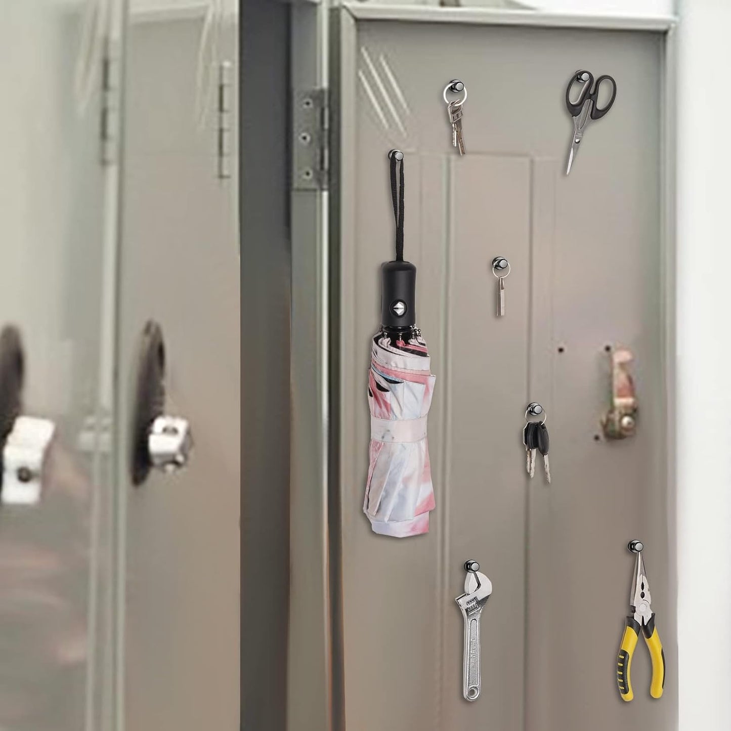 45 Pack Whiteboard Magnets - Refrigerator, Office & School Magnets - Small Neodymium Magnetic Push Pins