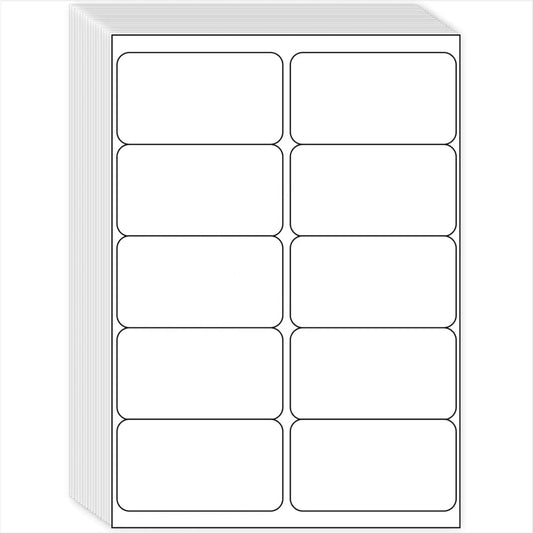 MPRT 2" x 4" Shipping Address Labels 10000 Label Stickers Paper for Laser & Inkjet Printer 10 per Page Printable Mailing Labels - Matte, 1000 Sheets
