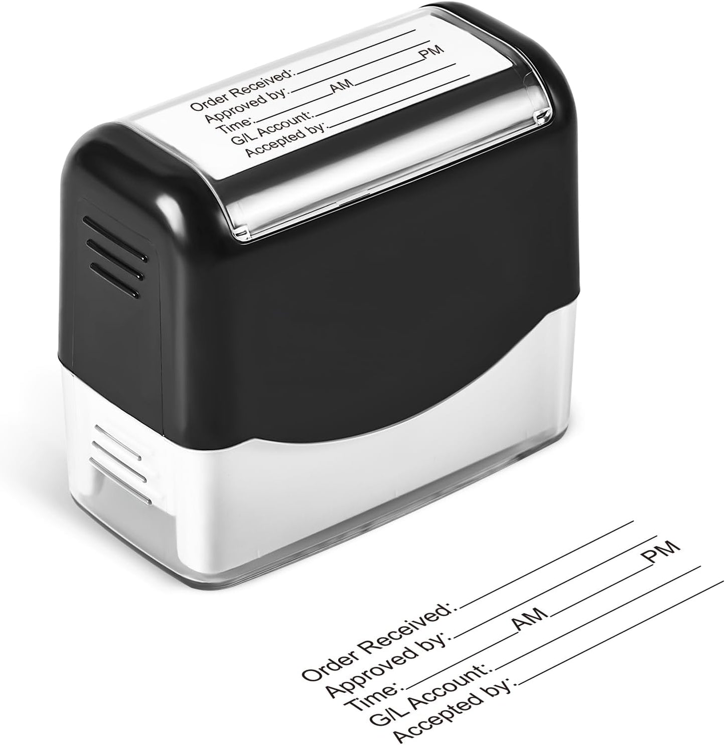 Large Size Custom Self-Inking Stamp Customized Return Address Stamp - Up to 5 Lines of Text Choose from Many Fonts & Ink Colors