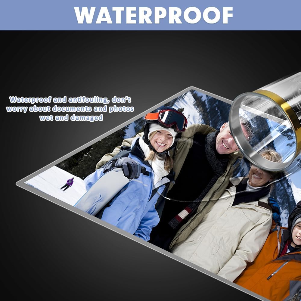 Laminating Sheets, PANDRI 200 Pack 5 Mil Thermal Laminating Pouches Holds 11 x 17 Inch, Plastic Laminator Paper 11.5 x 17.5 Inch, Clear Round Corner